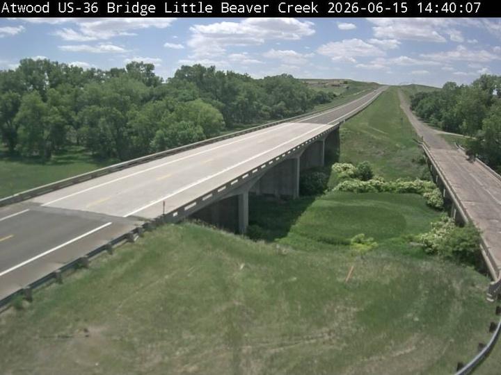 Beardsley: US-36 at Atwood - Bridge over Little Beaver Creek: US-36 at