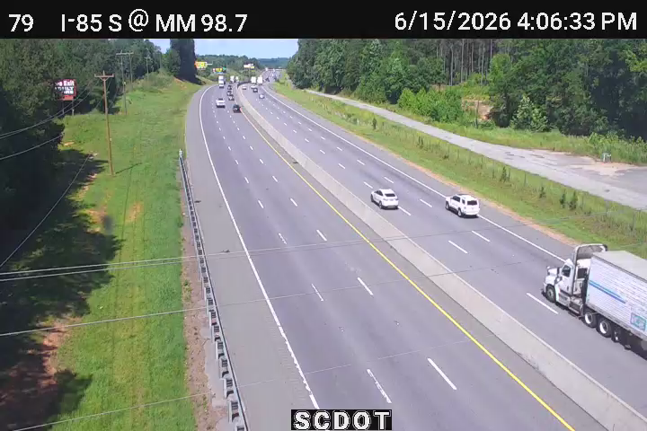 Blacksburg: I-85 S @ MM 98.7