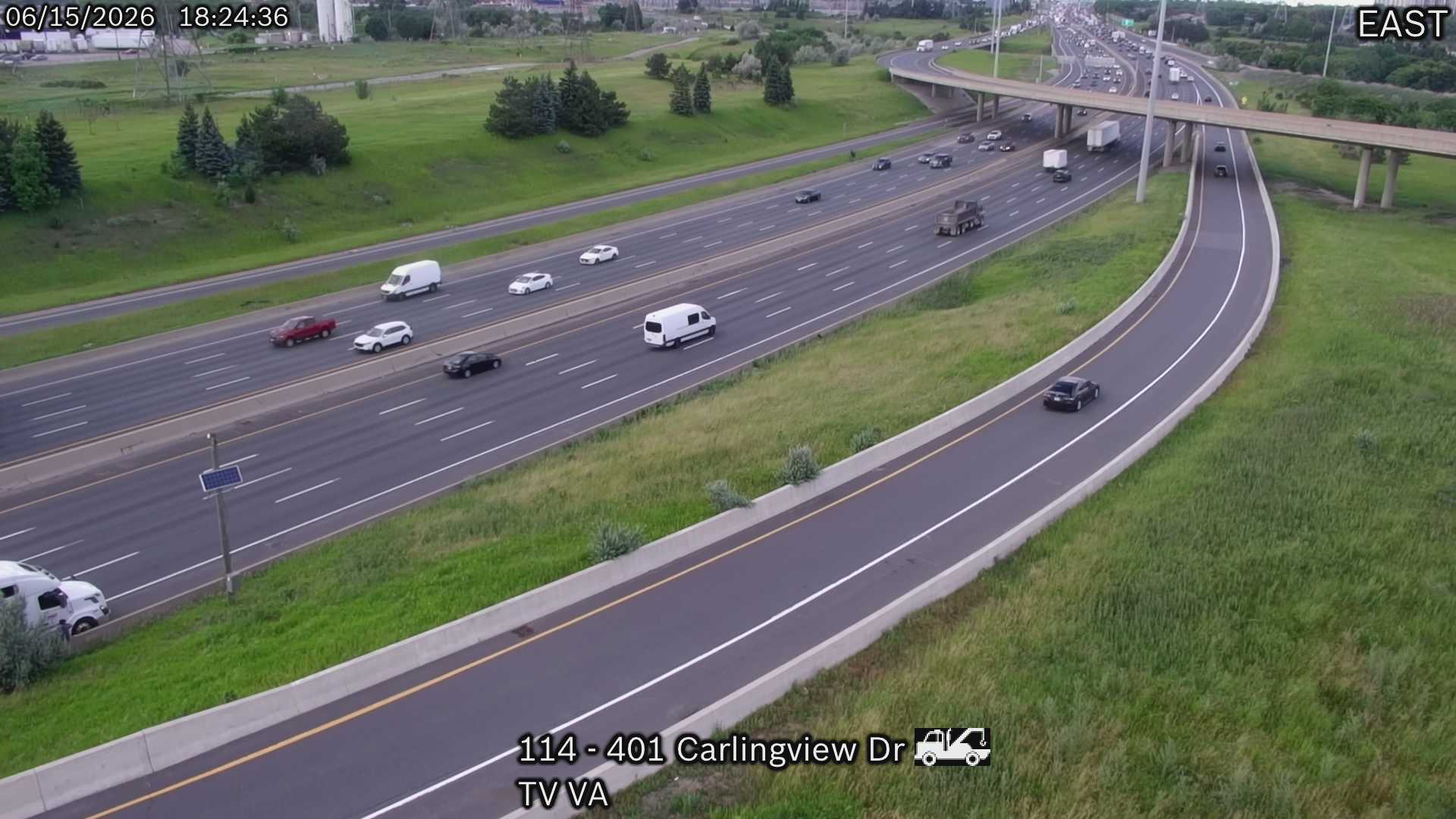 Etobicoke: Highway 401 near Carlingview Drive