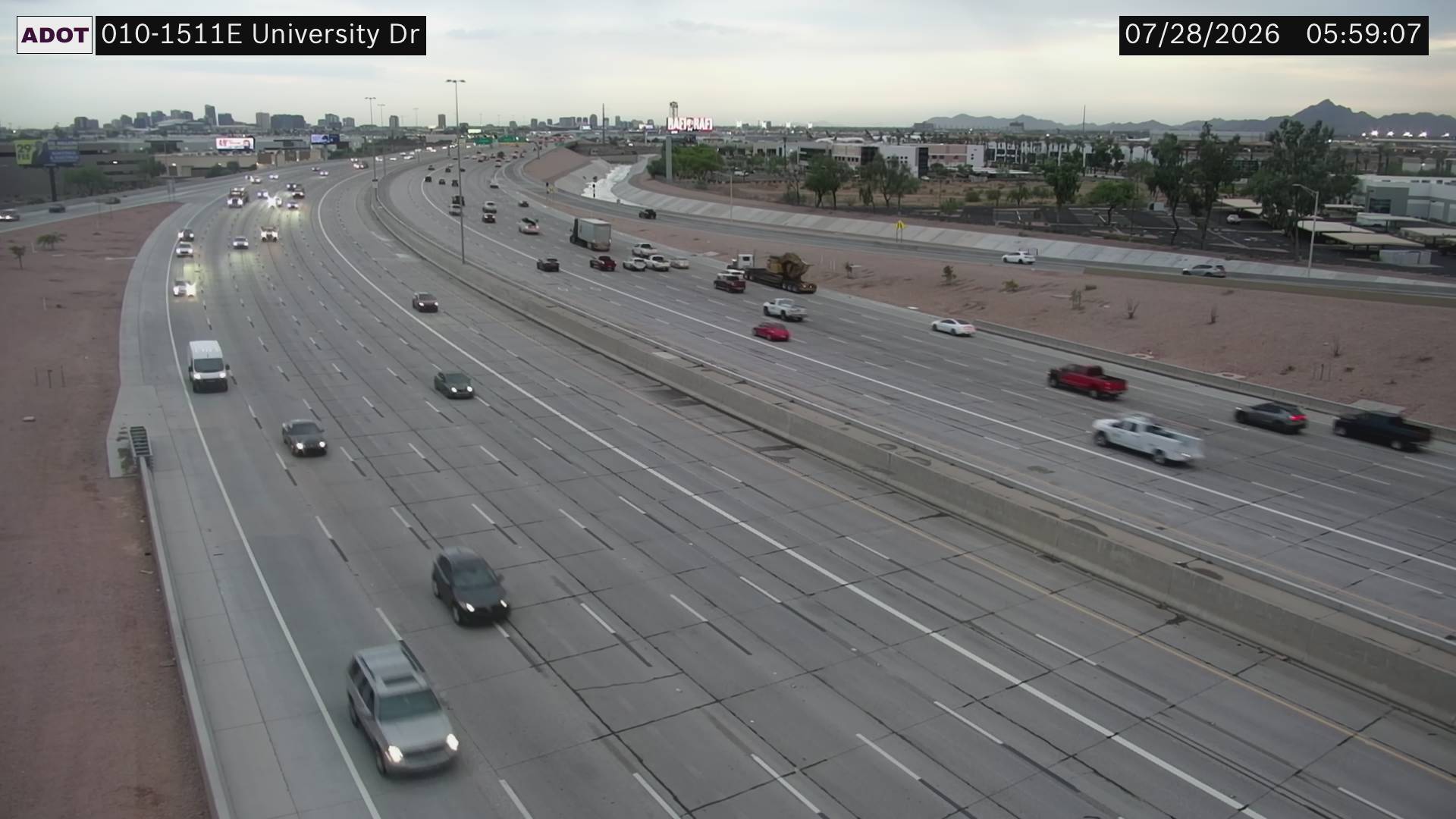 I-10 EB 151.10 @University Dr