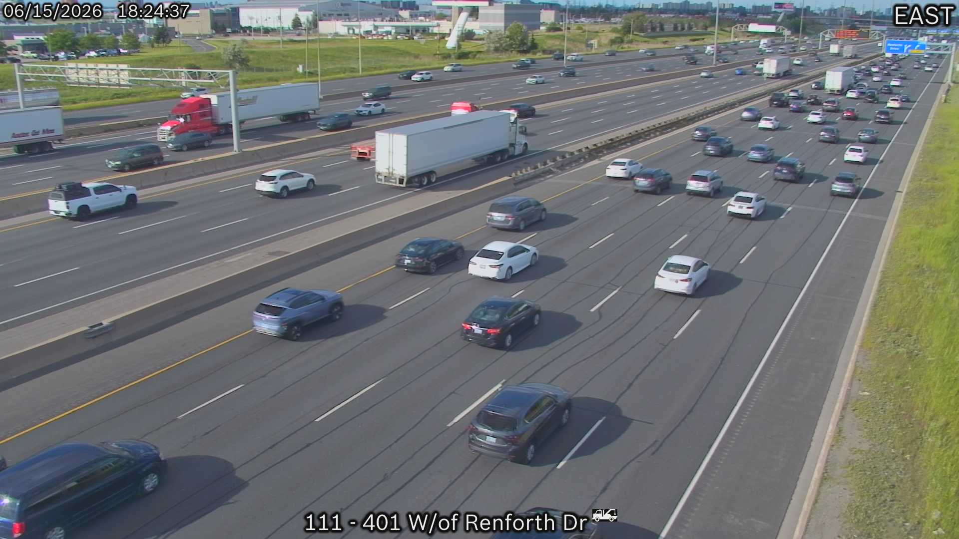 Mississauga: Highway 401 West of Renforth Drive