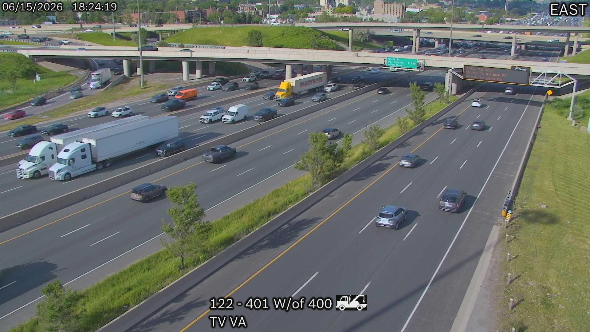 North York: Highway 401 West of Highway 400