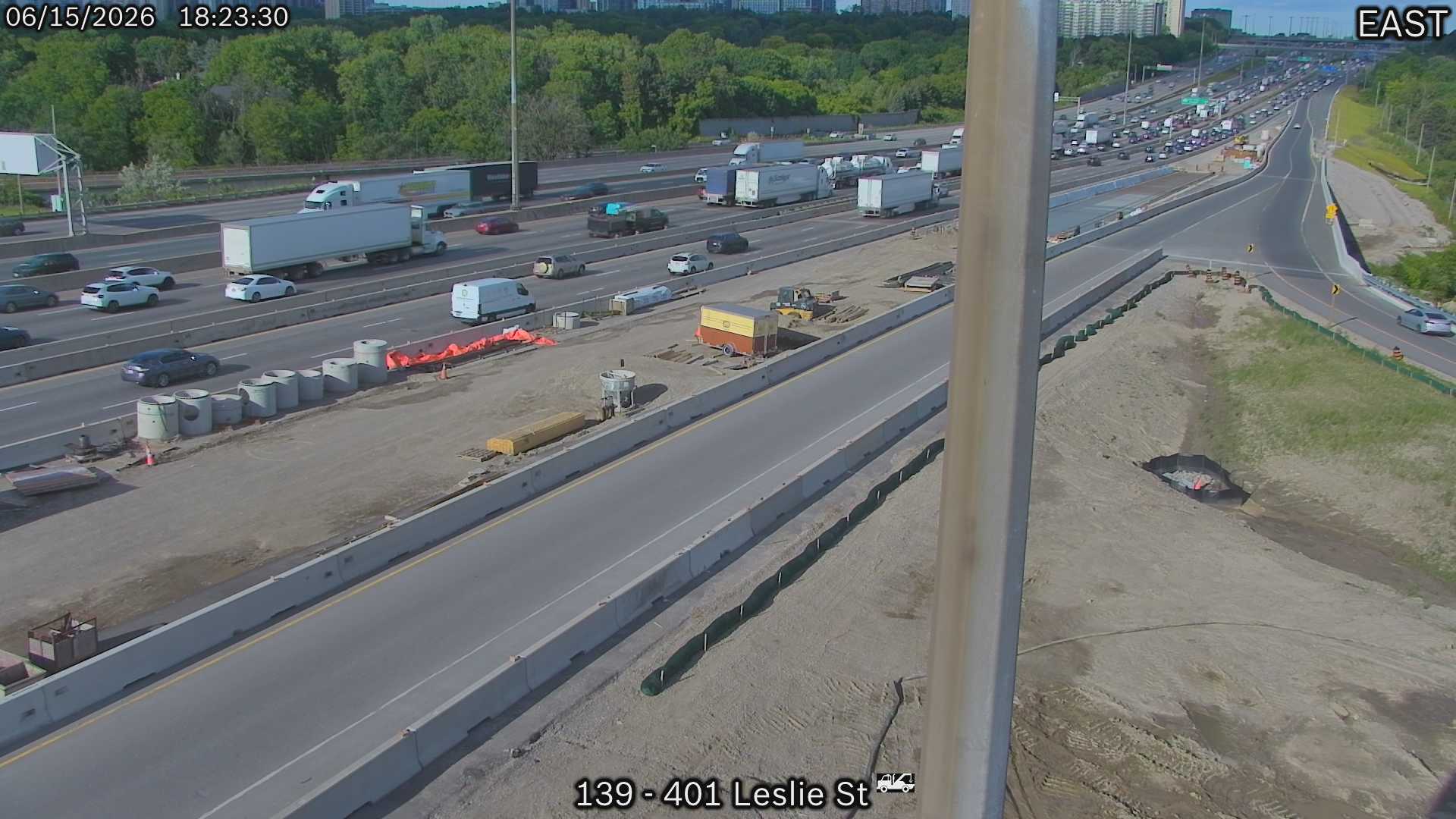 North York › South-west: Highway 401 near Leslie Street