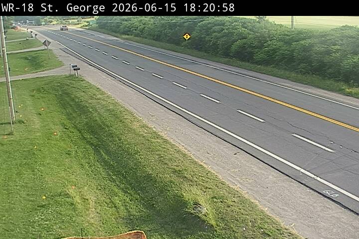 St George › South: Highway 24 near Highway 5, Looking South