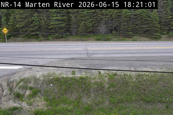 Temagami: Highway 11 near Highway 64, Looking Down