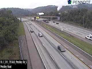 Traffic closest to camera is traveling Northbound