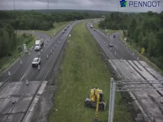 Traffic closest to camera is traveling Northbound