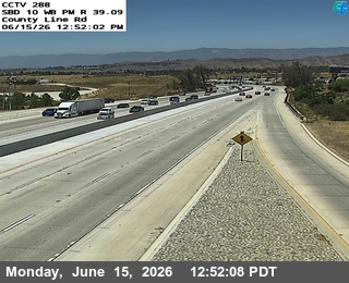 Yucaipa › West: I-10: (288) County Line Rd WB